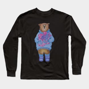 bear with gifts Long Sleeve T-Shirt